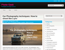 Tablet Screenshot of photo-geeks.com